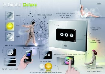 Digitale Technik unter der Dusche  - Jetzt lassen sich Dusch-Armaturen digital außerhalb der Duschkabine steuern. Verschiedene Duschköpfe, Lichteffekte, Musik- und Dampfelemente können ganz individuell kombiniert werden.